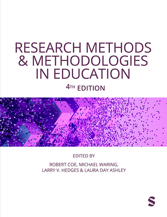 Book cover of Research Methods and Methodologies in Education 4e