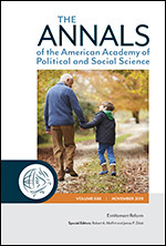 The ANNALS of the American Academy of Political and Social Science