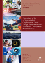 Proceedings of the 3rd International Conference on Green Energy, Environment and Sustainable Development (GEESD2022)